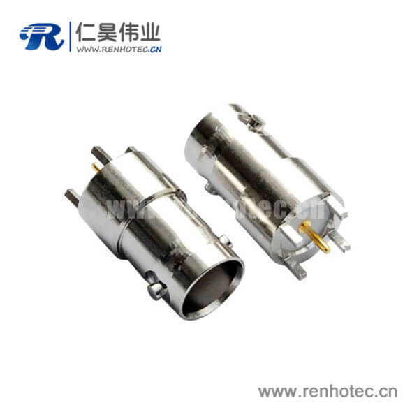 EB-001-0023 BNC連接器5引腳直式射頻同軸PCB板端