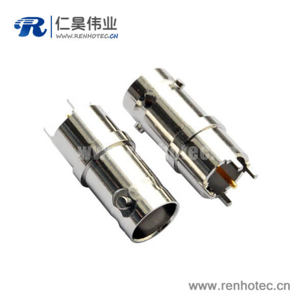 EB-001-0024 bnc連接器直式引腳射頻同軸接PCB板