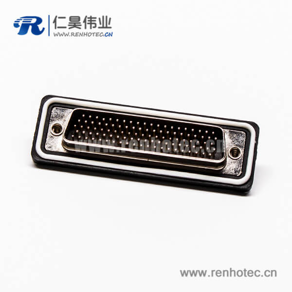 防水d sub104針公頭直式車(chē)針接線(xiàn)焊接