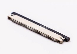 fpc軟排線插座焊接40針0.5mm后掀蓋式下接觸1.2H