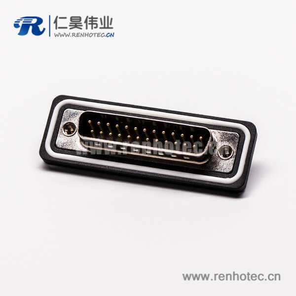 25d-sub接口顯示器防水公頭直式車(chē)針焊接