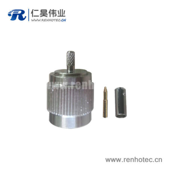 DOSIN-802-1004 tnc射頻同軸連接器直式壓接線纜RG316