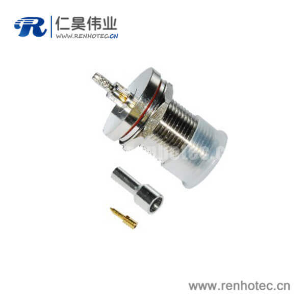 DOSIN-805-0008 防水N型連接器插座直式穿墻式面板安裝