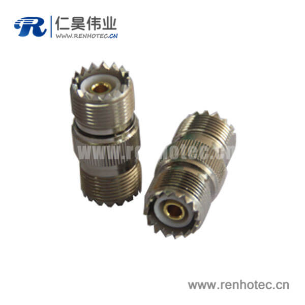 uhf射頻連接器同軸母頭轉接母頭