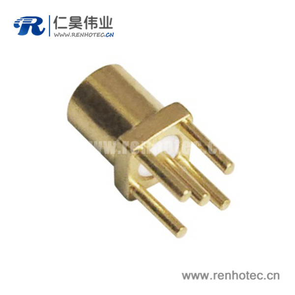 RHT-617-0002 MCX連接器射頻同軸直插式母頭PCB板端