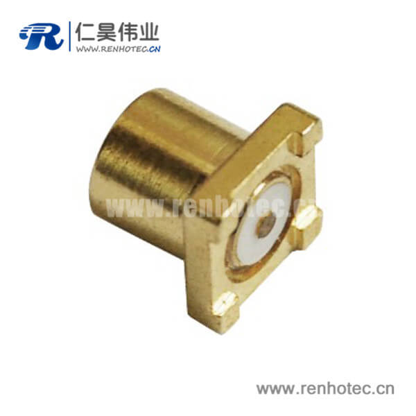 RHT-617-0007 mcx直式母頭表貼式PCB板端射頻同軸連接器