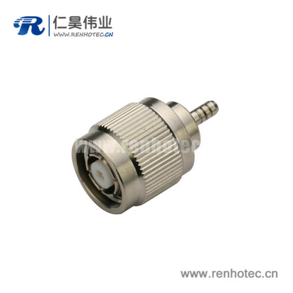 DOSIN-802-1007 tnc連接器RG400反極直式壓接插頭同軸線纜