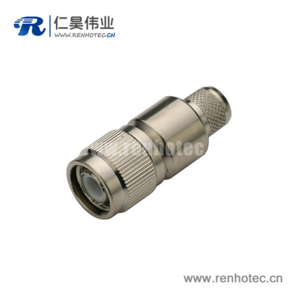 DOSIN-802-1008 直式壓接公頭同軸線纜接線LMR400,RG8,213 tnc連接器