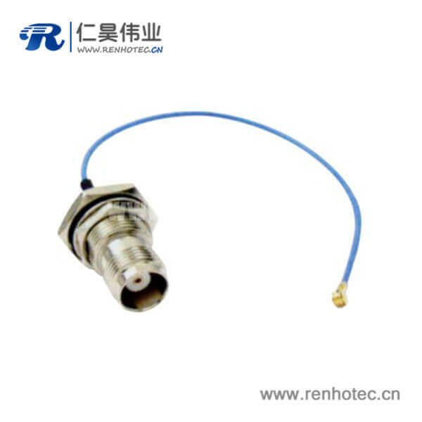 DOSIN-811-0005 tnc穿墻母頭接rg174射頻同軸線材接ipex