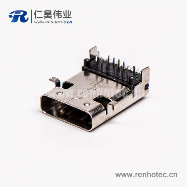 KY-UC-F006 type c母座插板彎式四腳usb3.0連接器