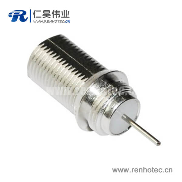 RHT-611-0022 f連接器射頻同軸直式母頭面板安裝