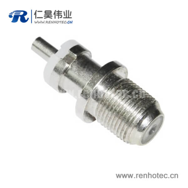 RHT-611-0029 有線電視F母頭接線RG316同軸線纜F型射頻同軸連接器