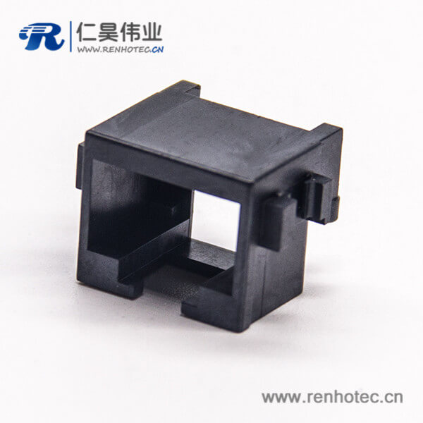 rj45(8p8c)插座黑色塑膠外殼沉板貼板非屏蔽 rj45(8p8c)插座黑色塑膠外殼沉板貼板非屏蔽