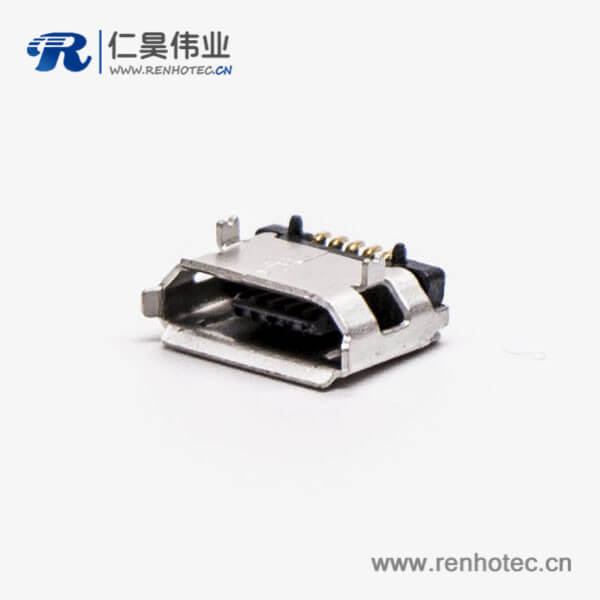 micro usb接口母座5pinB型插板直式SMT腳間距5.65 micro usb接口母座5pinB型插板直式SMT腳間距5.65