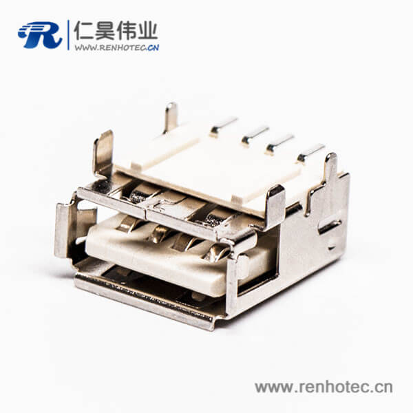 彎頭usb母頭type a型連接器四腳插板彎頭 彎頭usb母頭type a型連接器四腳插板彎頭