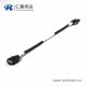 SCSI 線HPCN型26芯黑色塑膠殼公轉公直式連接器螺絲鎖接式雙邊線1米