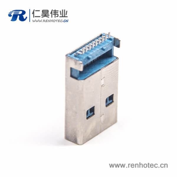 usb3.0長體公座90度接PCBusb3.0長體公座90度接PCB usb3.0長體公座90度接PCB