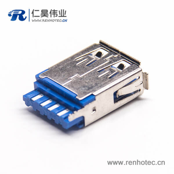 USB3.0 A母插板180度1U”無卷邊銅殼 USB3.0 A母插板180度1U''無卷邊銅殼