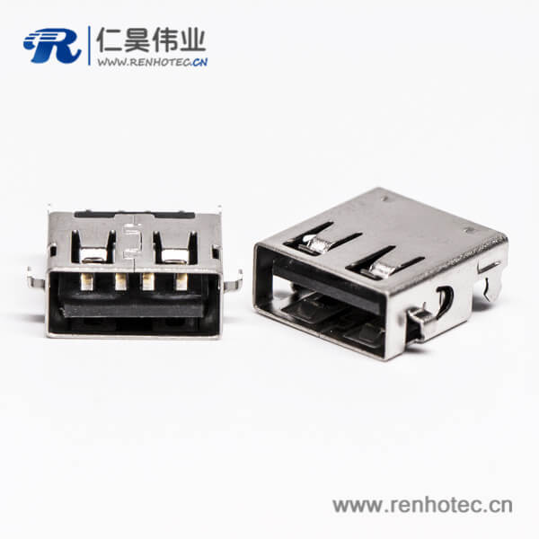 usb type-a接口彎式母頭沉板四腳插板 usb type-a接口彎式母頭沉板四腳插板