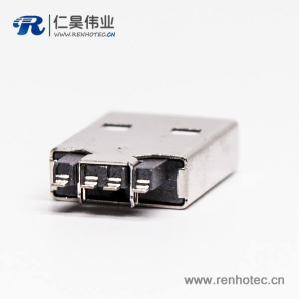 usb公頭沉板彎式Type a 2.0接頭沉板 usb公頭沉板彎式Type a 2.0接頭沉板