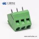 2芯直式綠色接線端子PCB螺釘式端子連接器