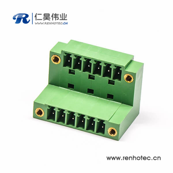 插拔式雙層接PCB接線端子板對線型連接器