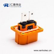 2芯150A電動(dòng)汽車連接器高壓互鎖