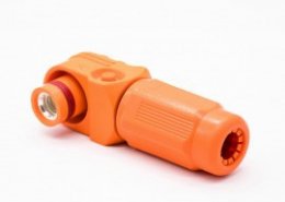 新能源單芯12mm防水IP67儲能連接器350A塑料母接頭插頭