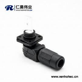 儲(chǔ)能高壓連接器黑色350A塑料防水IP67公母插座插頭對(duì)接單芯12mm銅牌連接