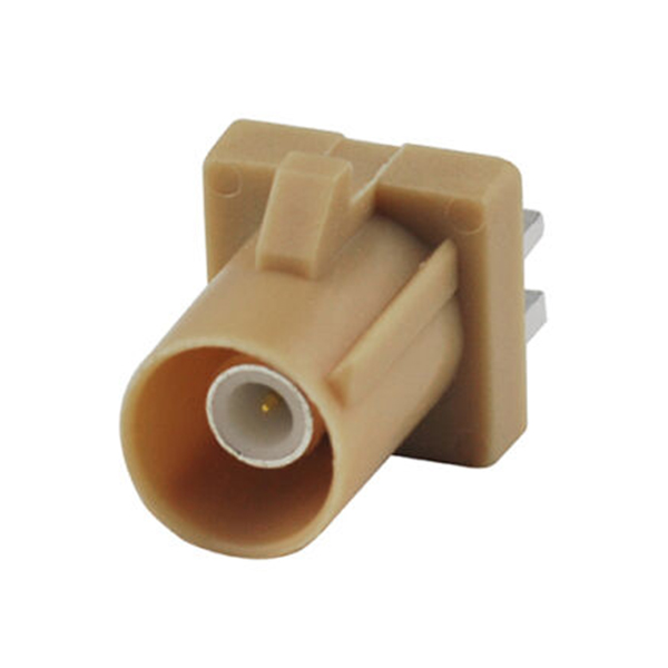 31 Fakra連接器Typed公頭B型SMB直式卡板式藍牙用RF系列連接器
