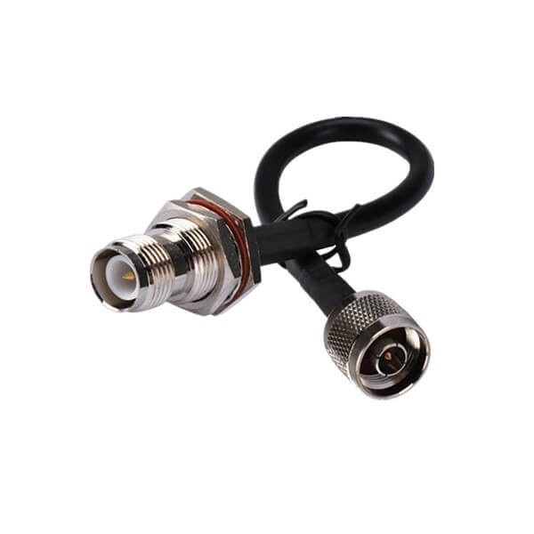 coaxial-cable-n-connector-male-to-rp-tnc-female-assembly-pigtail-extension-rg58-10cm-for-wireless-antenna TNC連接器反極防水母頭轉N公頭RG58組裝線束10CM