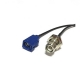 Fakra SMB連接器C型母頭轉(zhuǎn)反極TNC母頭接RG174線線長(zhǎng)15CM