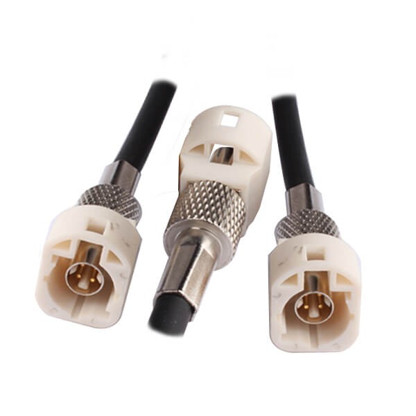 hsd-connector-cable-assembly-1m-with-4pin-cream-fakra-hsd(1) HSD連接器供應(yīng)4芯白色HSD連接器公轉(zhuǎn)公線束1M