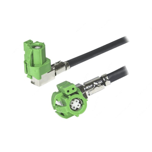 lvds-cable-assembly-1m-with-6pin-e-code-female-to-female-angled-hsd-connector 深圳HSD連接器廠家供應(yīng)6芯E型母轉(zhuǎn)母LVDS線束1米