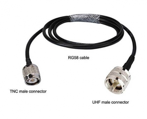 TNC接頭天線延長線RG58轉UHF PL259接頭線長50CM