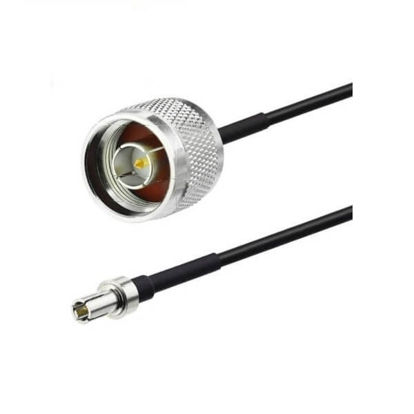 Rf 同軸線生產廠家專業生產TS9公頭轉N頭接RG174線長10CM