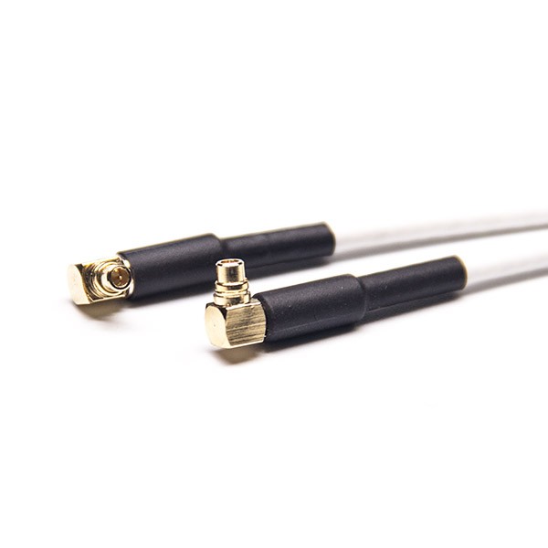 MMCX同軸連接器彎式公頭接RG188線 MMCX同軸連接器彎式公頭接RG188線