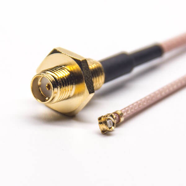SMA射頻線后鎖板母頭直式轉IPEX彎式母頭RF線材接RG178 SMA射頻線后鎖板母頭直式轉IPEX彎式母頭RF線材接RG178