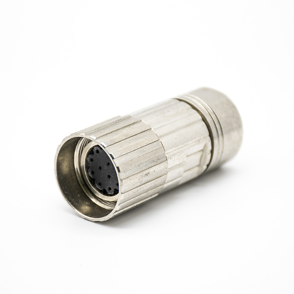 安費(fèi)諾M23連接器直式母頭焊線式連接器