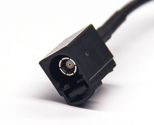 Fakra連接器A型母頭轉(zhuǎn)MCX公頭線材連接器 RG174 線長(zhǎng)1米