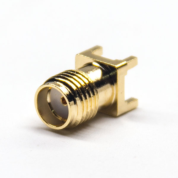 板端sma母頭連接器插孔式接PCB板直式鍍金 板端sma母頭連接器插孔式接PCB板直式鍍金