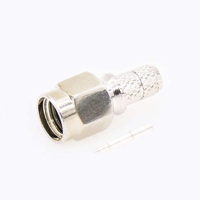 RG58 SMA連接器公頭直式壓接用于RG58 / RG142 RG58 SMA連接器公頭直式壓接用于RG58 / RG142