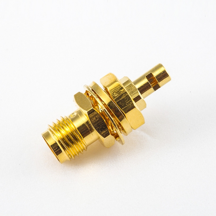 面板安裝前鎖穿墻SMA連接器直式母頭開天窗焊接用于RG178 / 1.37mm / 1.45mm 面板安裝前鎖穿墻SMA連接器直式母頭開天窗焊接用于RG178 / 1.37mm / 1.45mm
