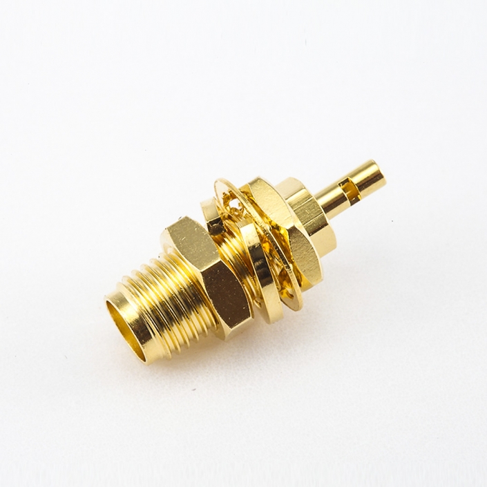 用于1.13MM SMA連接器接線母頭直式面板安裝前鎖穿墻開(kāi)天窗焊接式 用于1.13MM SMA連接器接線母頭直式面板安裝前鎖穿墻開(kāi)天窗焊接式