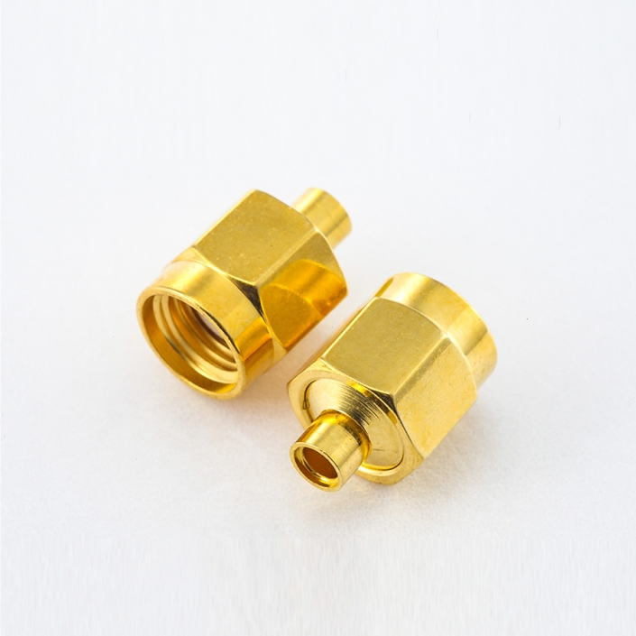 半柔/半剛性-2 SMA連接器公頭直式焊接 半柔/半剛性-2 SMA連接器公頭直式焊接