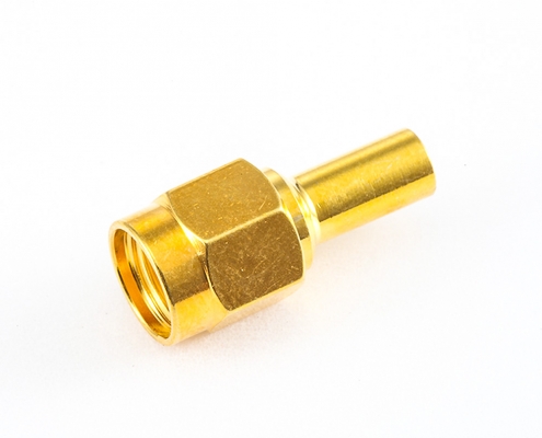 SMA連接器公頭壓接用于半柔/半剛-3 直式
