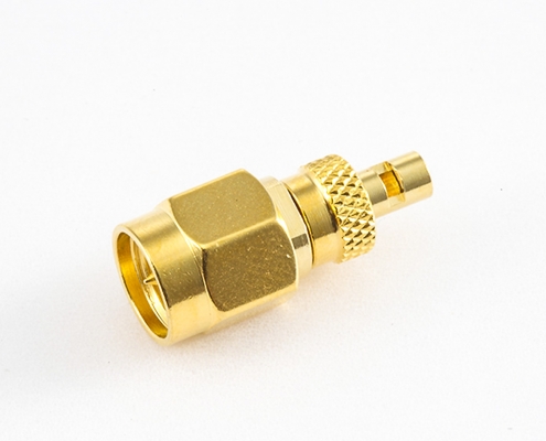 SMA公頭插頭連接器直式開天窗焊接式用于RG178 / 1.45MM