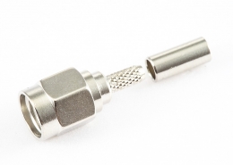 壓接型SMA連接器公頭直式RG174 / RG316 / LMR100