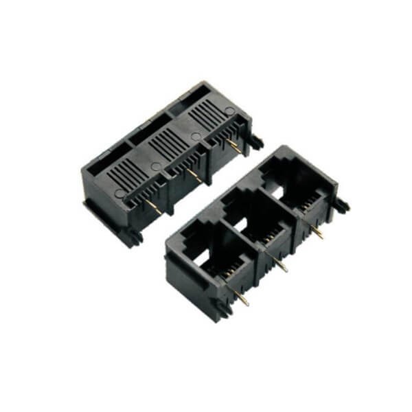 RJ11插座精品推薦電話插座1*36P2C三聯體全塑不帶燈連接器X2 RJ11插座精品推薦電話插座1*36P2C三聯體全塑不帶燈連接器X2