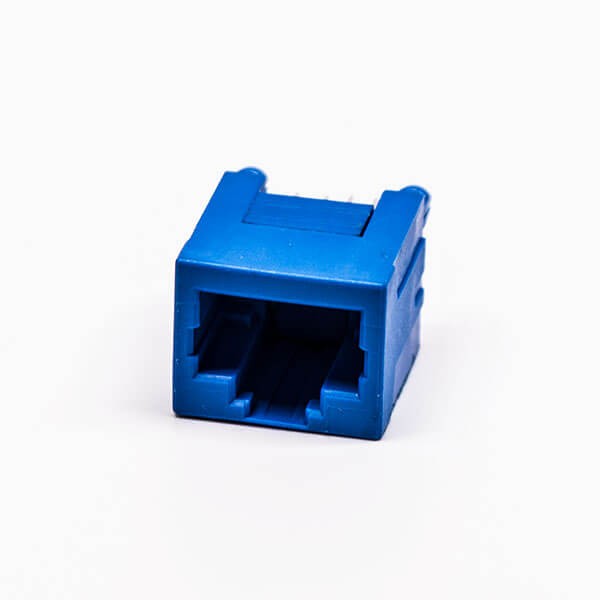 rj45網(wǎng)口插座母座全塑藍(lán)色單口不帶燈接PCB板 rj45網(wǎng)口插座母座全塑藍(lán)色單口不帶燈接PCB板